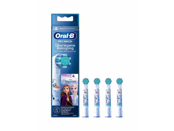 Oral-B Frozen 4er Aufsteckbürsten – Ersatzbürste/Zahnpflege Zubehör