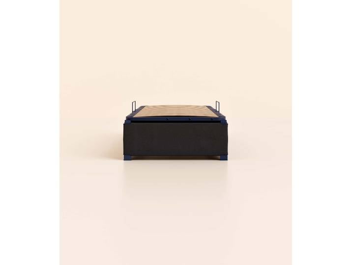 Lit coffre enfant 90x200cm - Noir Anthracite - Tediber