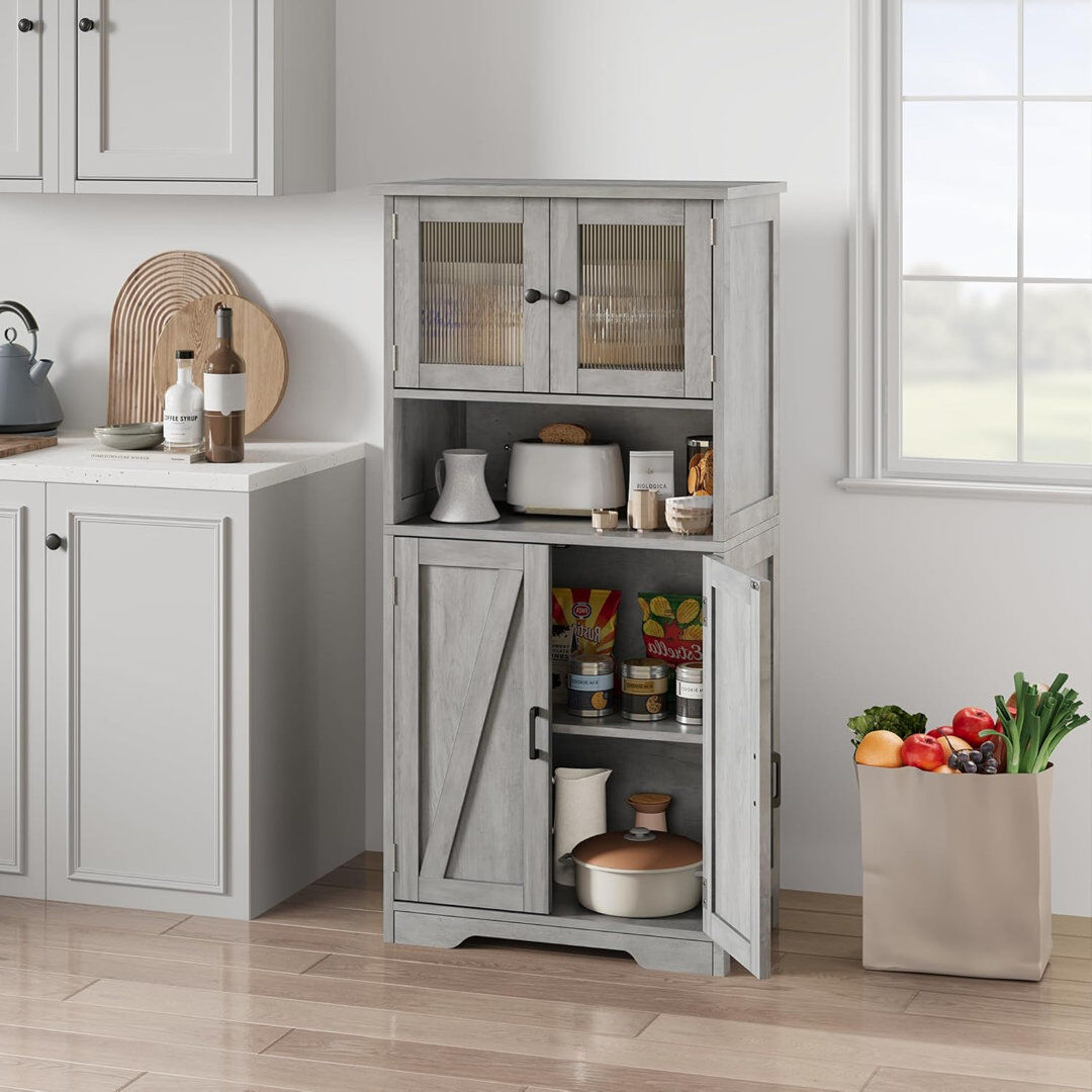 Brambly Cottage 60 cm W Sideboard Gray 128cm H X 60cm W X 30cm D