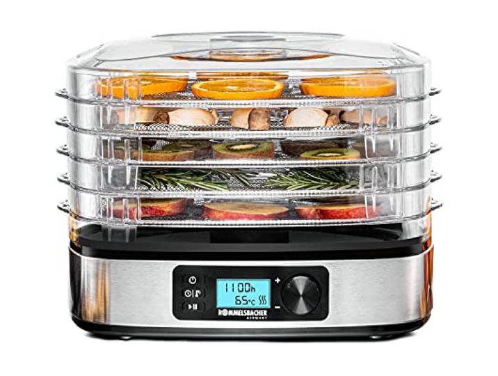 Rommelsbacher Dehydrator stainless steel black silver DA 350 (DA 350)