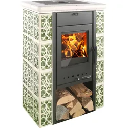 HAAS+SOHN  TIROL  343.15  C  perl-schwarz/grün-weiß  6,3  kW