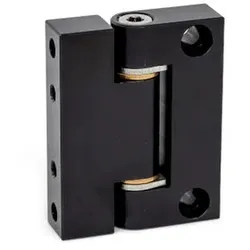 Präzisions-Scharniere, Scharnierflügel Aluminium, Lagerbuchsen Bronze, Verwendung als Gelenk (7580-ALS-75-100-D-A)