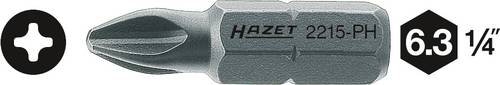 Hazet 2215-PH1 Kreuzschlitz-Bit PH 1 Sonderstahl zähhart C 6.3 1St.