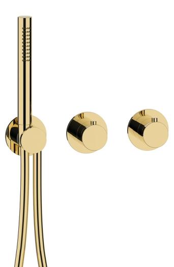 Herzbach MODUL7 Thermostat-Farbset 1 Verbraucher PVD Gold