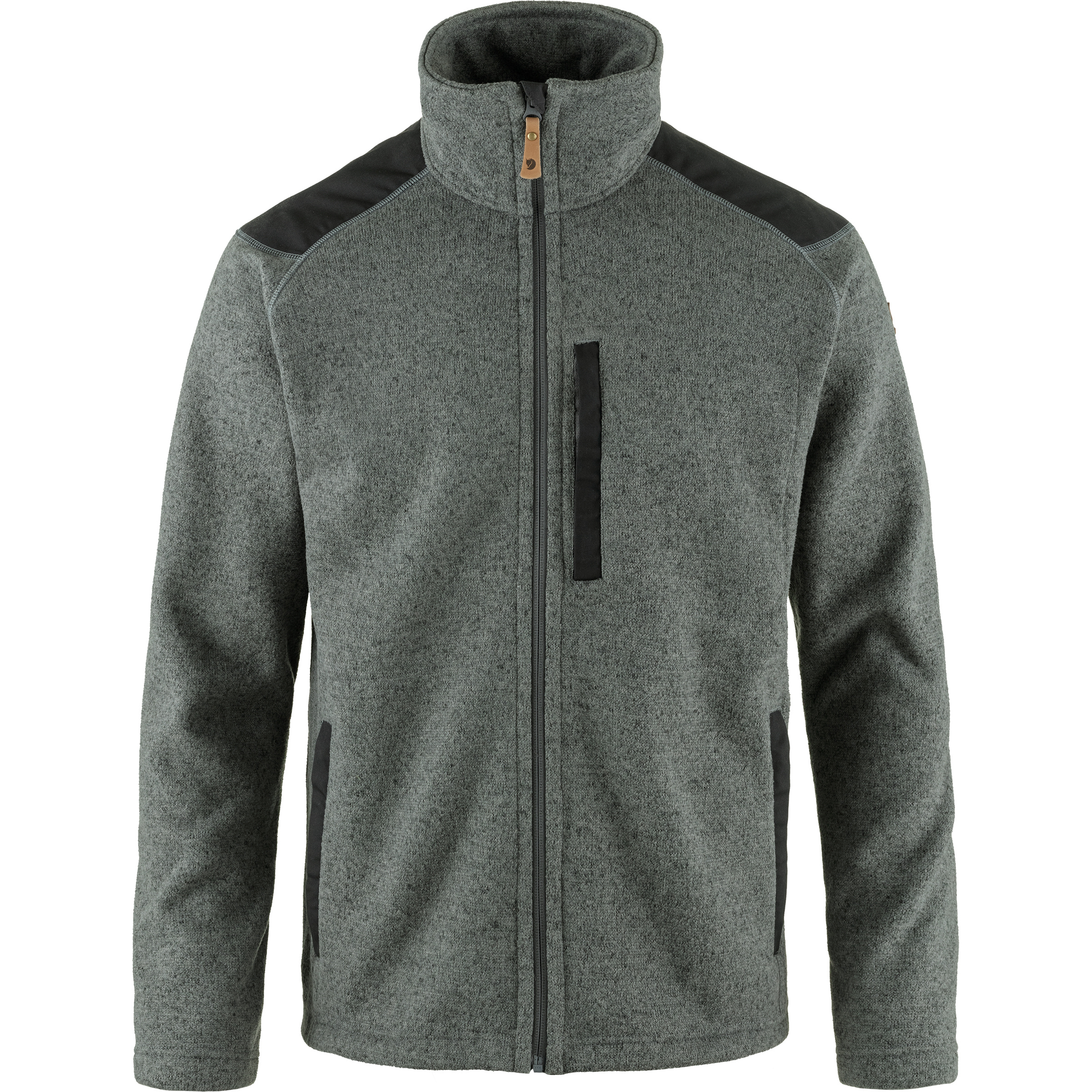 Fjällräven Buck Fleece Herren Fleecejacke grau Größe M Trekking Widerstandsfähig