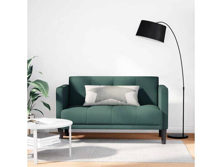 vidaXL Zweisitzer-Sofa Dunkelgrün 111 cm Stoff