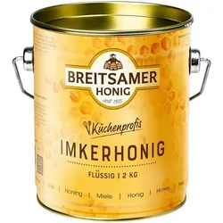 BREITSAMER HONIG Imkerhonig flüssig 2,0 kg gelb