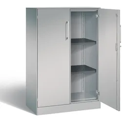 Flügeltürenschrank Stahl Büro abschließbar 3OH