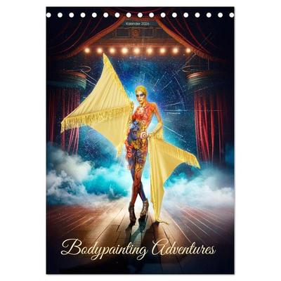 Bodypainting Adventures (Tischkalender 2026 DIN A5 hoch), CALVENDO Monatskalender