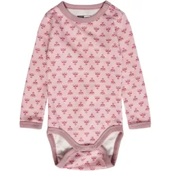 hummel hmlBAMBO langarm Baby-Strampler 4852 - woodrose 98