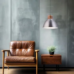 Industrial Decken Hänge Lampe Wohn Zimmer Beleuchtung Holz Pendel Leuchte LeuchtenDirekt