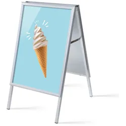 Kundenstopper A1 Komplettset Eis