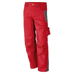 Bundhose „pro mg 245“ - 42 - rot/grau