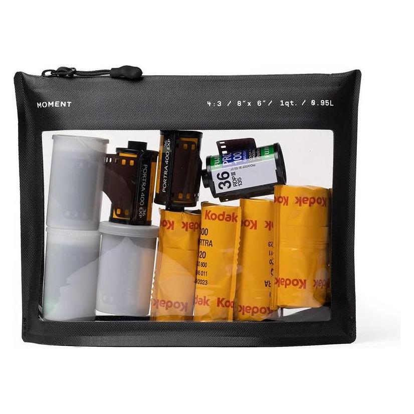 Moment Reusable Travel Film Pouch - Small Black (Objektivtasche, 1 l) (106-187)