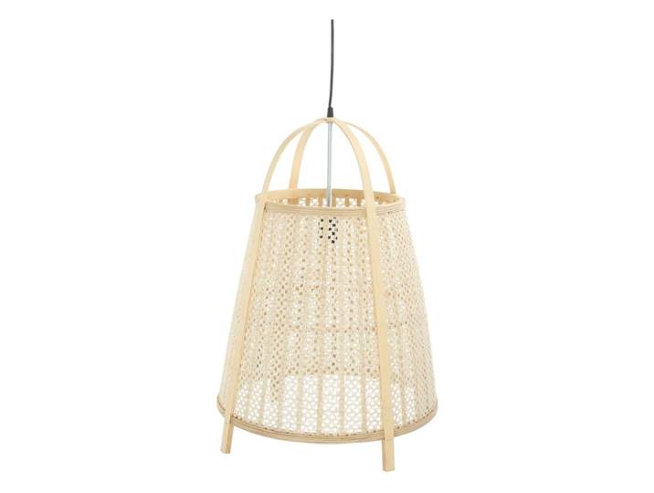 Plafonnier en bambou marron 47x47x64 cm