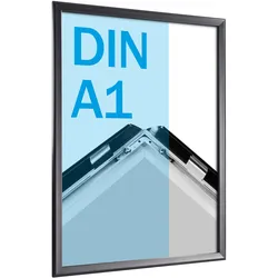 Klapprahmen A1 Standard schwarz | 32 mm | Gehrung, Aluminium
