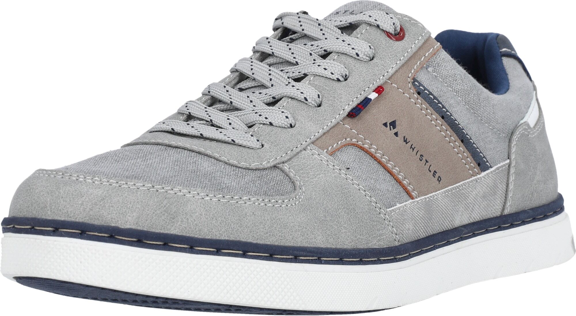 Sneaker WHISTLER "Oasor", Herren, Gr. 43, grau (hellgrau), Kunstfaser, Schuhe Sneaker, in sportlichem Look