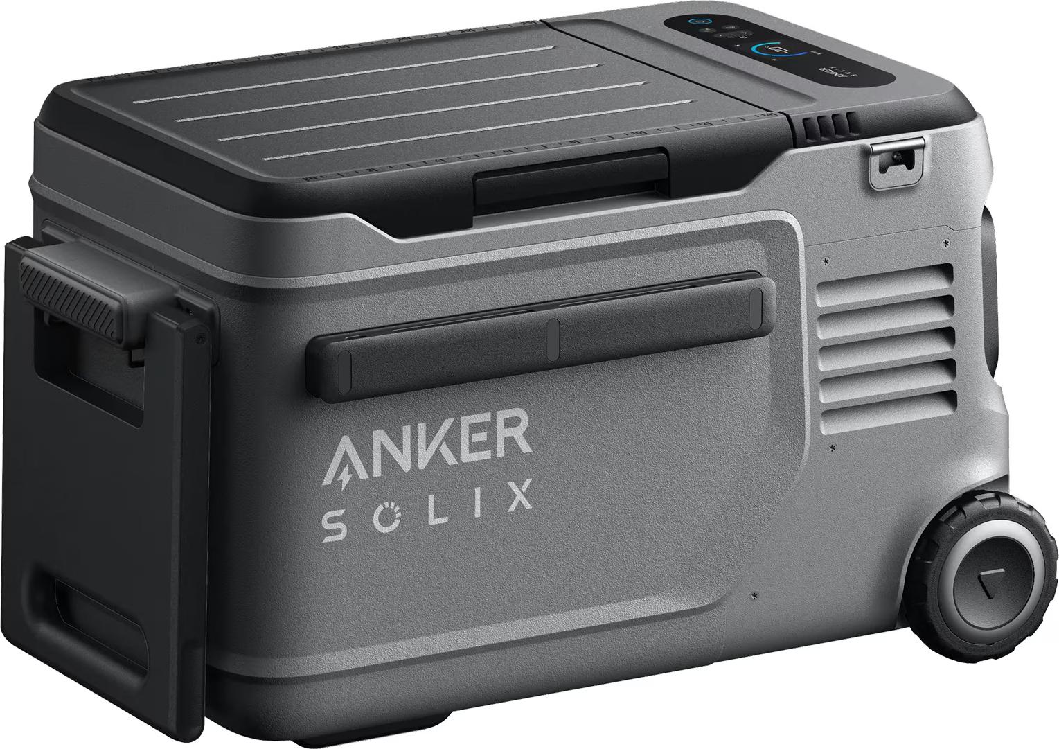 Anker Solix EverFrost 2 Powered Cooler 23 l, tragbare Kühlbox, inklusive Akku, grau