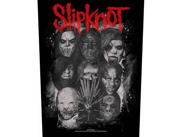 Slipknot - We Are Not Your Kind Masks Rugpatch - Zwart