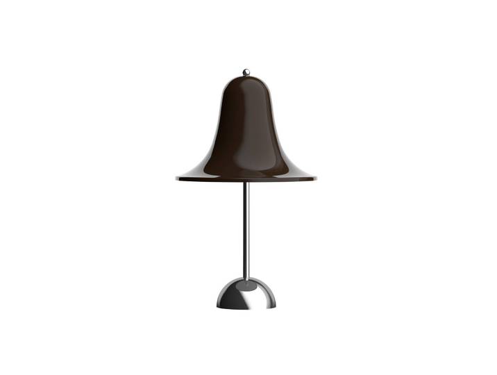 Tafellamp Pantop, dimbaar, bruin / roest, Woon-/ Eetkamer, metaal, Design, Tafellamp