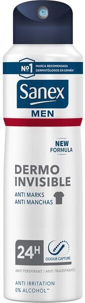 Sanex Men Dermo Invisible Spray Deodorant 200 ml