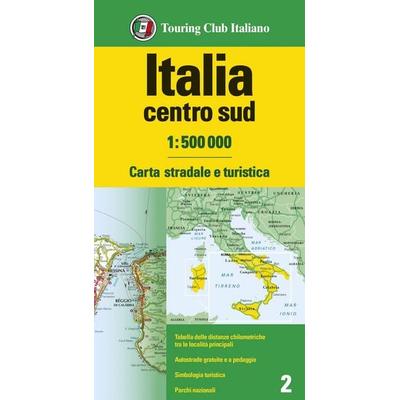 Italia centro sud 1:500.000. Carta stradale e turistica, Karte von , Touring