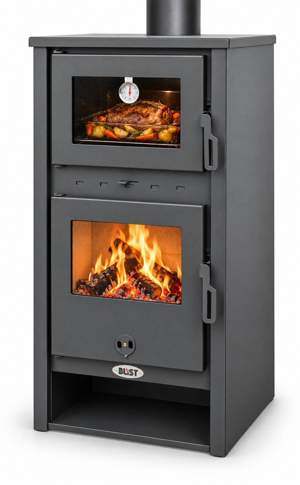 Kaminofen Napoli 5.0 mit Backfach