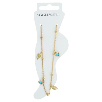 Kettenanhänger ADELIA´S "Anhänger aus Edelstahl mit Perle", gold, Schmuckanhänger, Damen, Edelstahl, Kettenanhänger, Eine schöne Geschenkidee für jeden Anlass