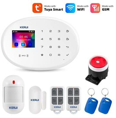 Uplift Essentials Dual Network Color Display Security Hub 1.7 Inch WiFi & GSM Alarm System kit1
