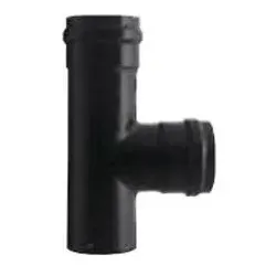 Save Fumisteria, Zubehör Kerzen + Kamin, Plus PN805F T-Stück für Rauchrohr, schwarz