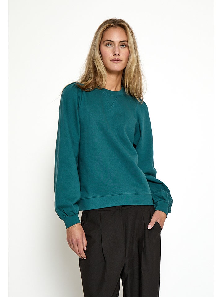 Peppercorn Sweatshirt in Petrol - S