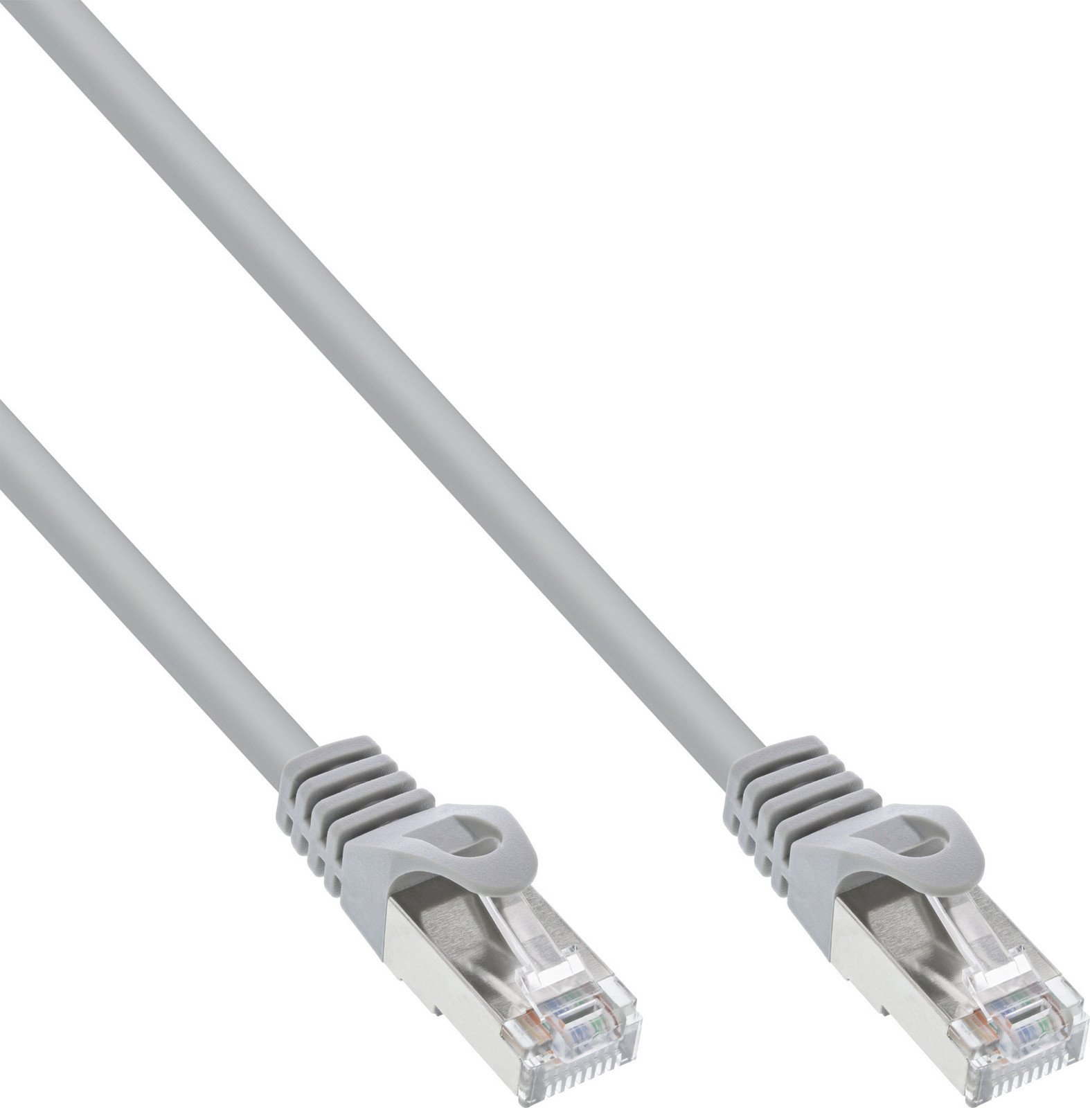 InLine Bulk 25-delige patchkabel SF-UTP Cat.5e, grijs, 5 meter