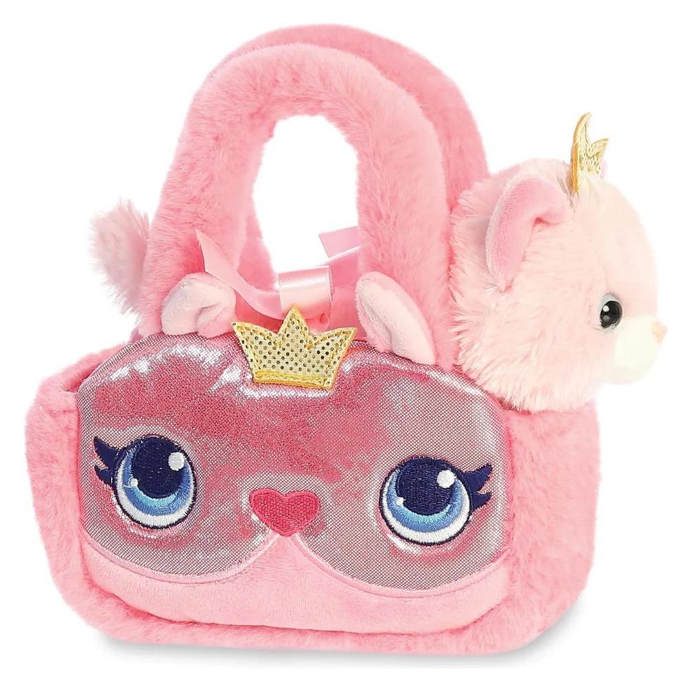 Aurora World 32934 - Fancy Pals, Princess Katze in Tragetasche, Plüsch, ca. 20 cm, 2-teilig (20.50 cm) (26264)