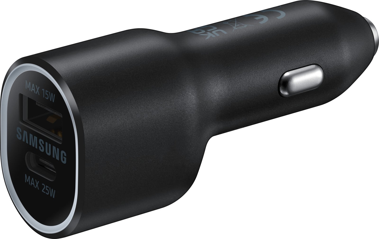 Samsung Autolader 40W USB en USB-C Snellader - Zwart
