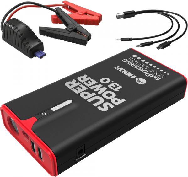 Helvi SUPER POWER 13.0 - Démarreur portable multifonction - batterie externe - 12V