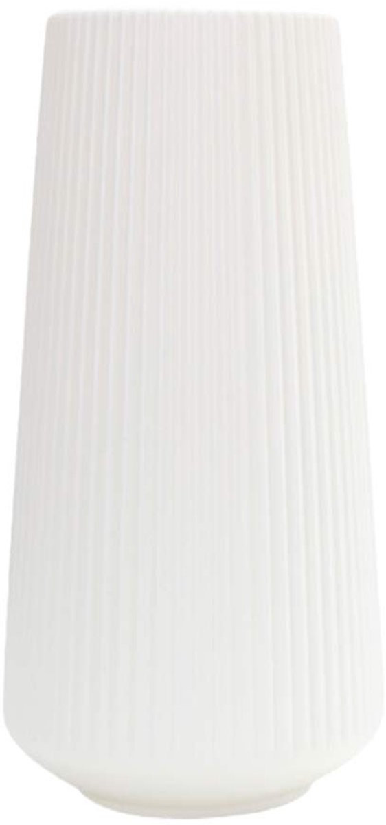 Merkloze moderne plastic vaas voor bloemen in Scandinavische stijl
