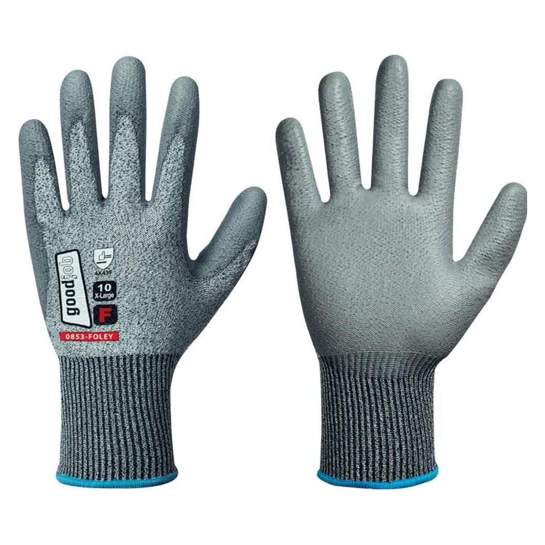 Goodjob Schnittschutzhandschuhe FOLEY Grösse 10 grau EN 388, EN 21420 PSA-Kategorie II (10) (0853-10H)