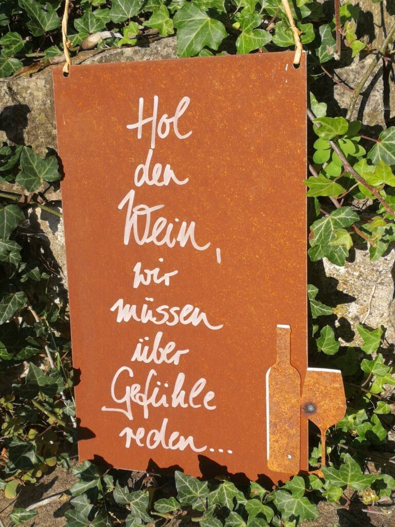 Wohnlust Elegant roestvrijstalen bord met wijnfleshouder