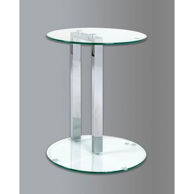 Beistelltisch HAKU "Sofatisch, Wohnzimmertisch", grau (silber, silber, silber), B:40cm H:50cm T:40cm, Tische, Beistelltisch, rund - aus Metall Silber - Ø/H 40/50 cm