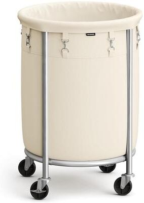 No "Laundry Basket with Wheels Rolling Laundry Hamper - 19.7""L x 19.7""W x 28""H"