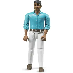 Bruder BR Mann mit schwarzen Haaren Grösse: 10.7 cm *ab Jul