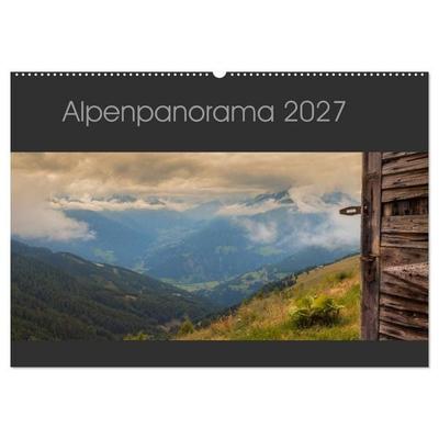 Alpenpanorama 2027 (Wandkalender 2027 DIN A2 quer), CALVENDO Monatskalender