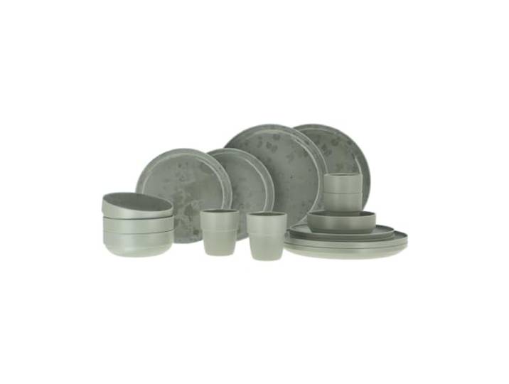 Travellife Palma Camping Geschirrset Green 16-teilig