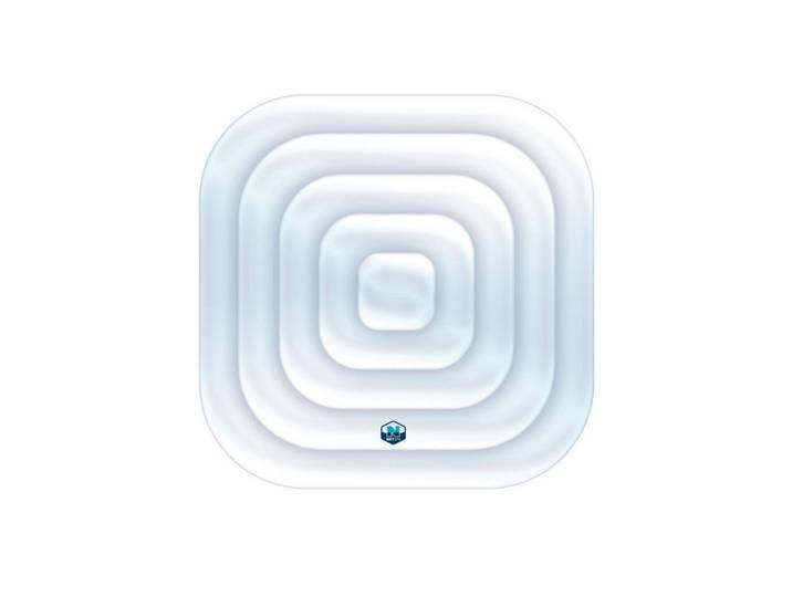 Whirlpool-Abdeckhilfe, Weiß, Kunststoff, 118x15x118 cm, Freizeit & Co, Wellness & Gesundheit, Whirlpools