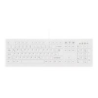 Contour Design Active Key AK-C8100, Volle Größe (100%), Kabelgebunden, USB, Membran Key Switch, QWERTZ, Weiß