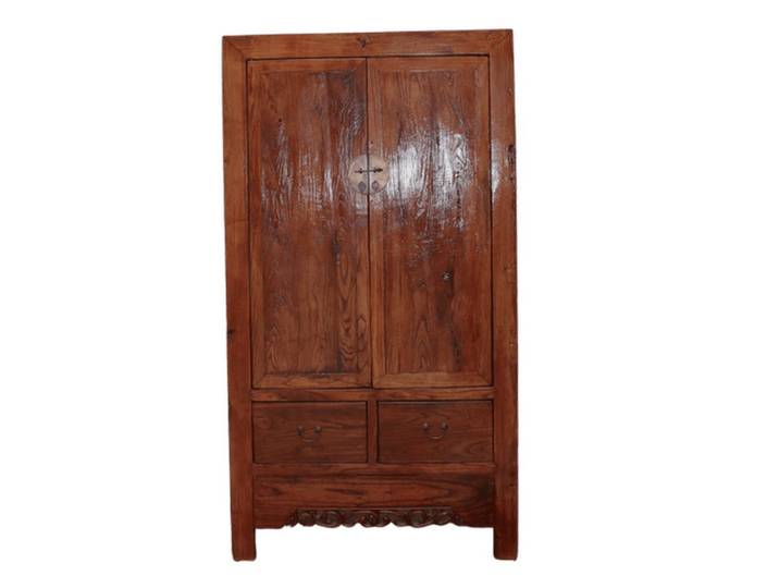 Luxury-Park-Direct Kommode China Schrank Naturholz massiv honig.Luxury Park