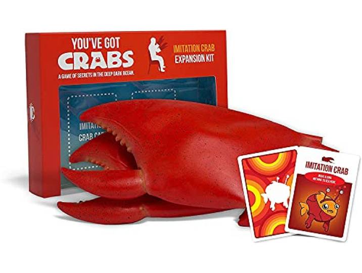 Exploding Kittens - You've Got Crabs: Imitation Crab Expansion Pack Expansion Pack - Card Games for Adults Teens & Kids - Fun Family Games