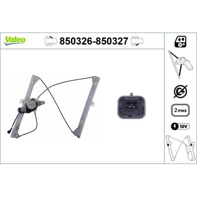 VALEO Fensterheber 850326 vorne links für Peugeot