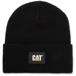 CAT Strickmütze Winter Mütze Label Cuff Beanie One Size mit Logo