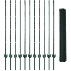 vidaXL, Gartenzaun, Heinsenhof (2,5 cm Maschenweite)